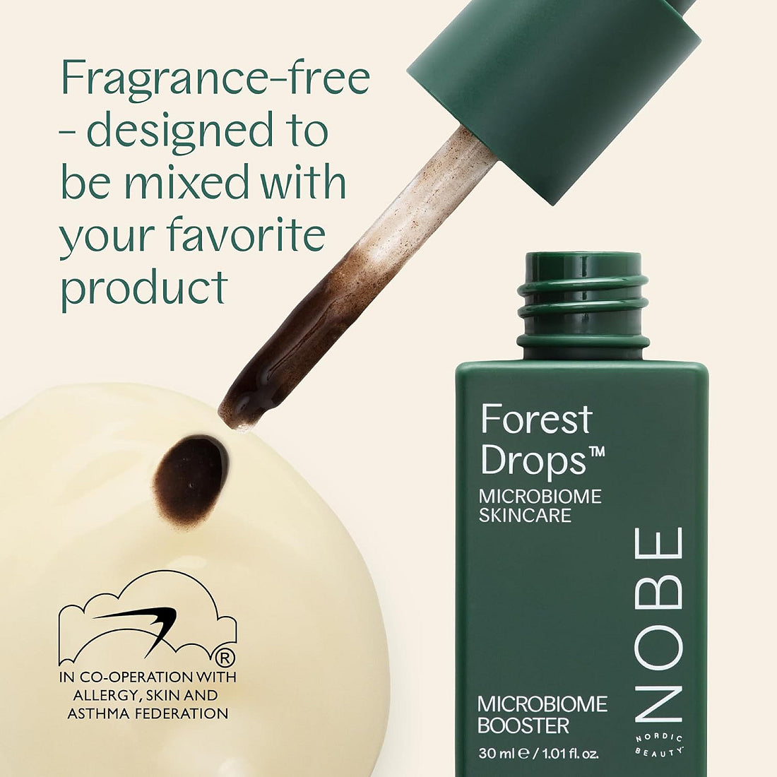 NOBE Microbiome Skincare Forest DropsÂź Microbiome Booster info