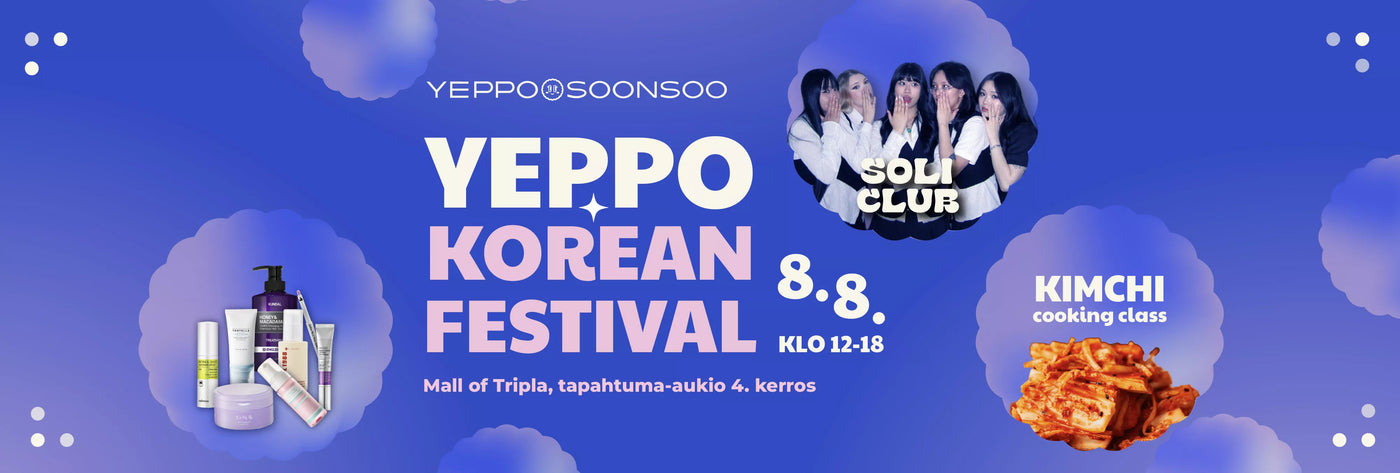 Yeppo Korean Festival August 8, 2026 at Mall of Tripla, Helsinki