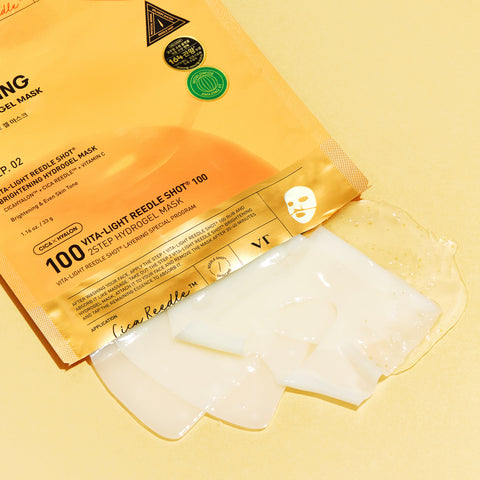 [VT Cosmetics] Vita-Light Reedle Shot 100 2Step Hydrogel Mask
