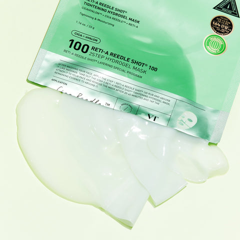 [VT Cosmetics] Reti-A Reedle Shot 100 2Step Hydrogel Mask