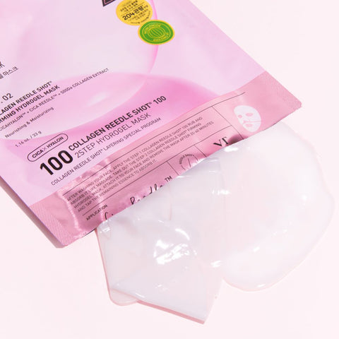 [VT Cosmetics] Collagen Reedle Shot 100 2Step Hydrogel Mask