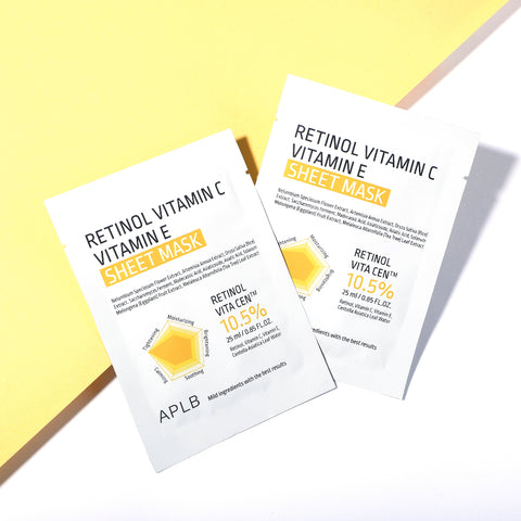 [APLB] Retinol Vitamin C Vitamin E Sheet Mask