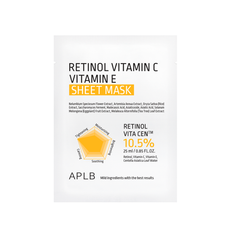 [APLB] Retinol Vitamin C Vitamin E Sheet Mask