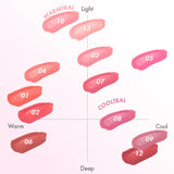 Amuse Dew Tint sävykartta