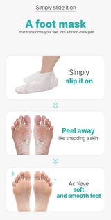[Ariul] Smooth & Pure Foot Peeling Mask Calming (2 Pairs)