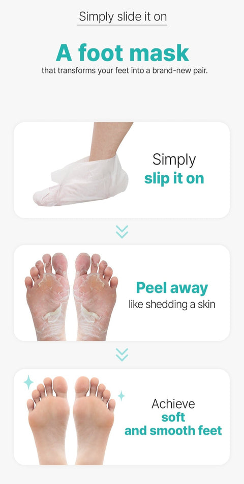 [Ariul] Smooth & Pure Foot Peeling Mask Purifying (2 Pairs)