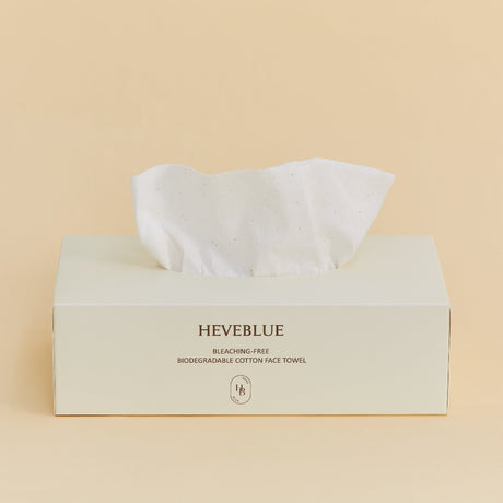 [HEVEBLUE] Bleaching-free Biodegradable Cotton Face Towel