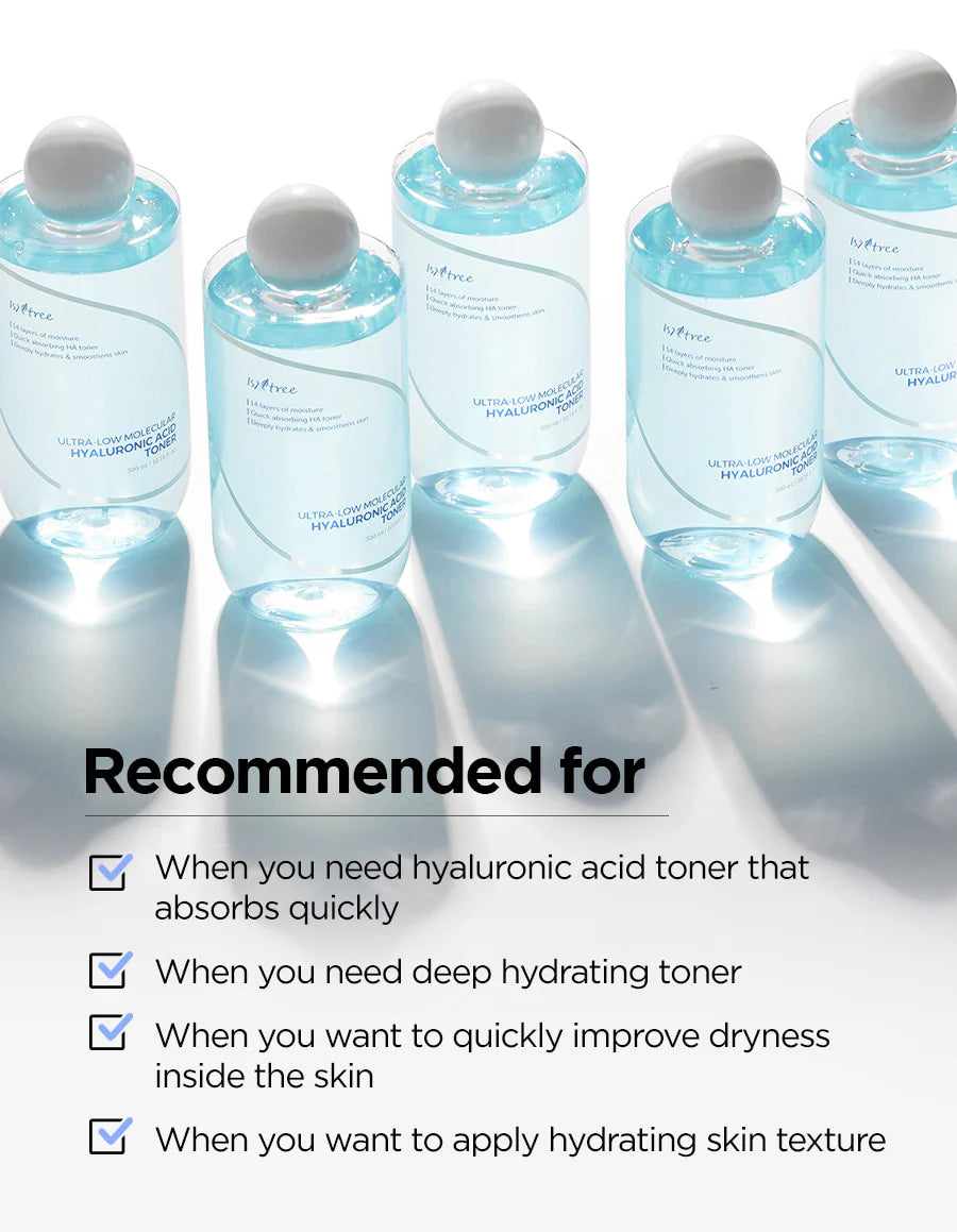[Isntree] Ultra-Niedermolekularer Hyaluronsäure-Toner