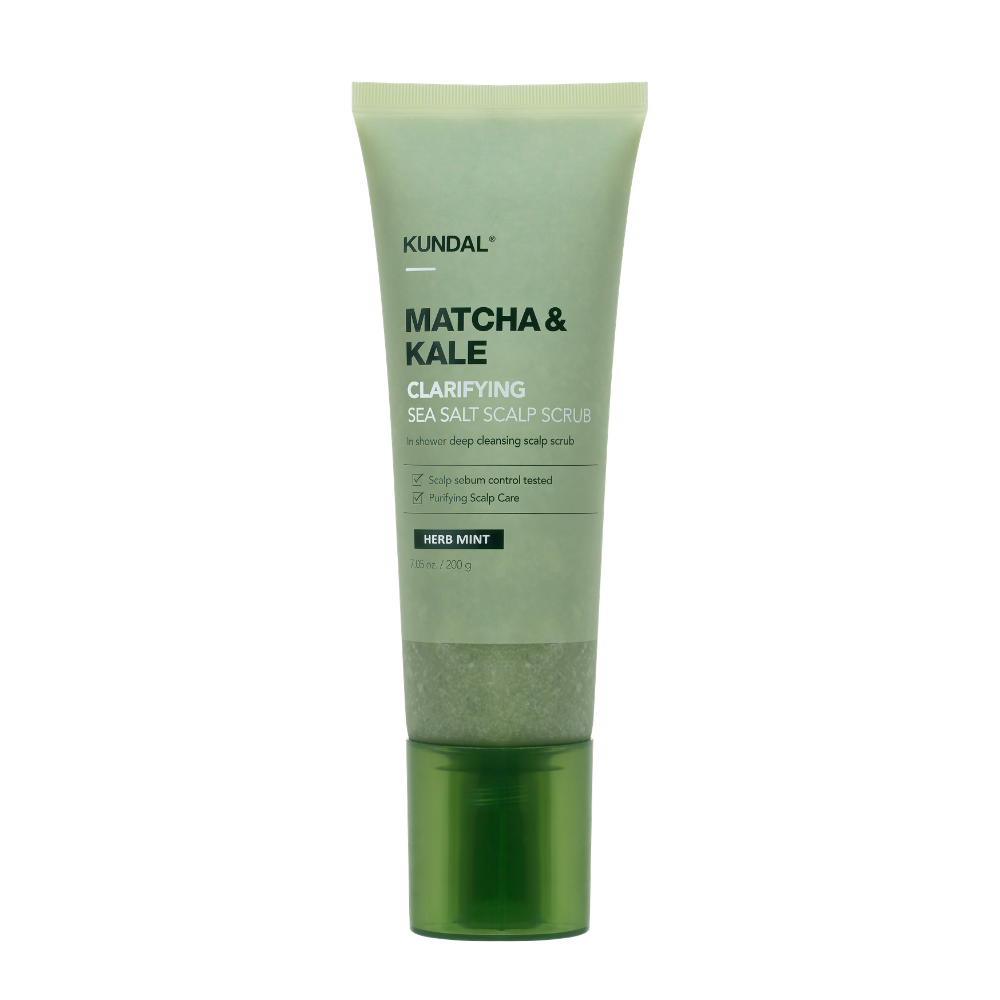 [Kundal] Matcha & Kale Clarifying Sea Salt Scalp Scrub