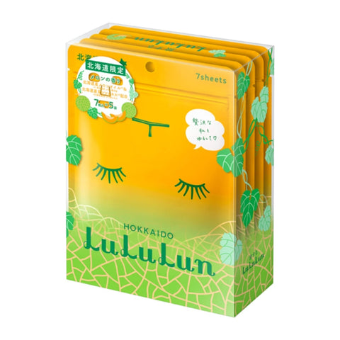 [LuLuLun] Premium Sheet Mask Hokkaido Melon (7 Stk. x 5 Stk.)