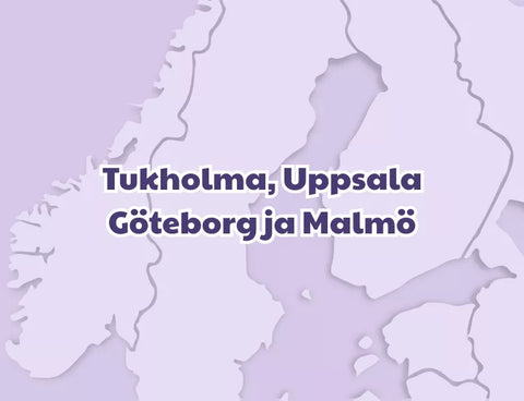 Stockholm, Uppsala, Gothenburg, and Malmö