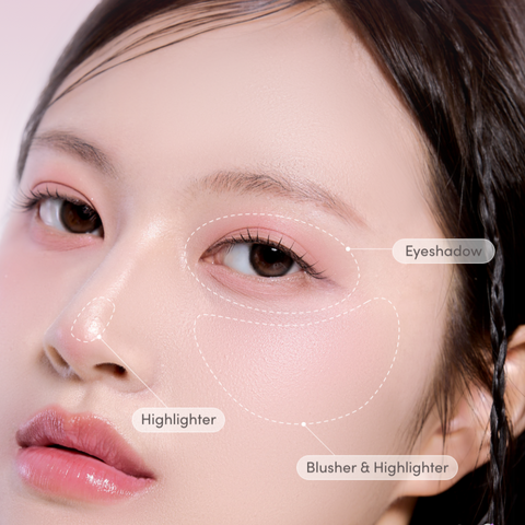 [Unleashia] A by Unleashia Cotton Candy Face Palette