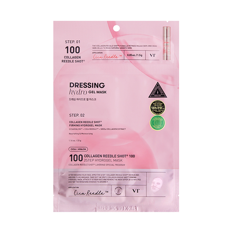 [VT Cosmetics] Collagen Reedle Shot 100 2Step Hydrogel Mask