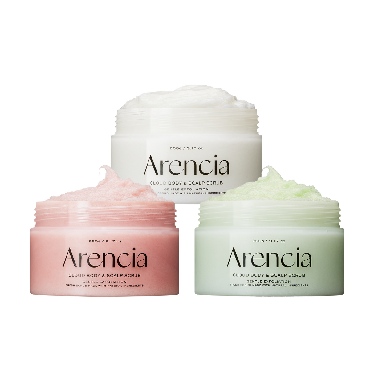 [Arencia] Fresh Cloud Body & Scalp Scrub