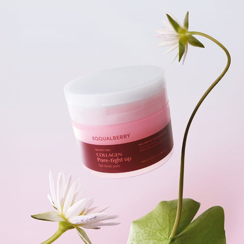 [EQQUALBERRY] Collagen Pore-Tight Up Gel Toner Pads