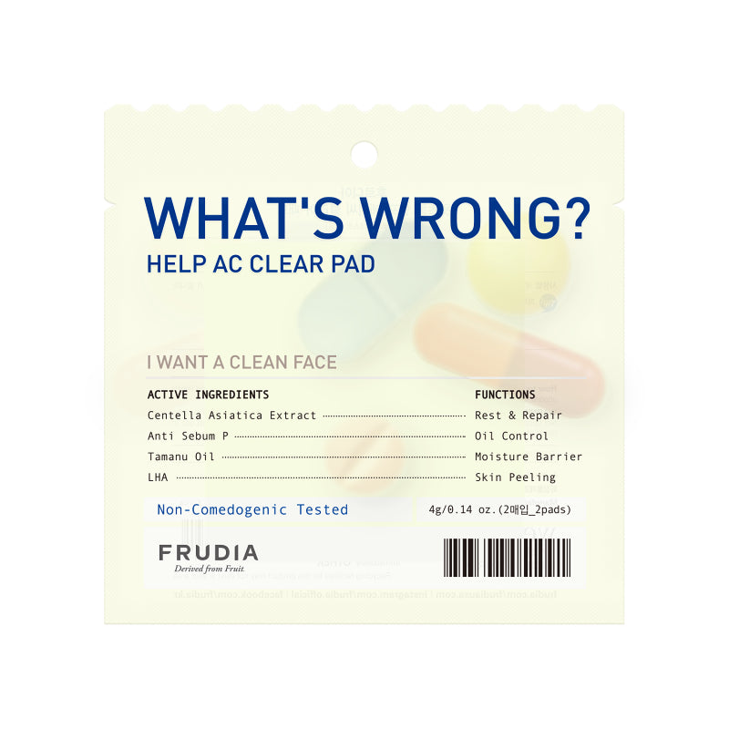 [Frudia] Was ist falsch Hilfe AC Clear Pad (2 Stück)