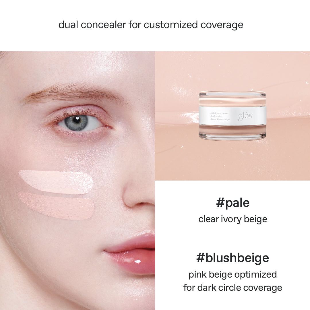 [glow] nicht trockener Concealer mit zwei Enden
