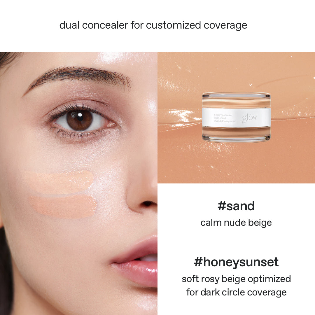 [glow] nicht trockener Concealer mit zwei Enden