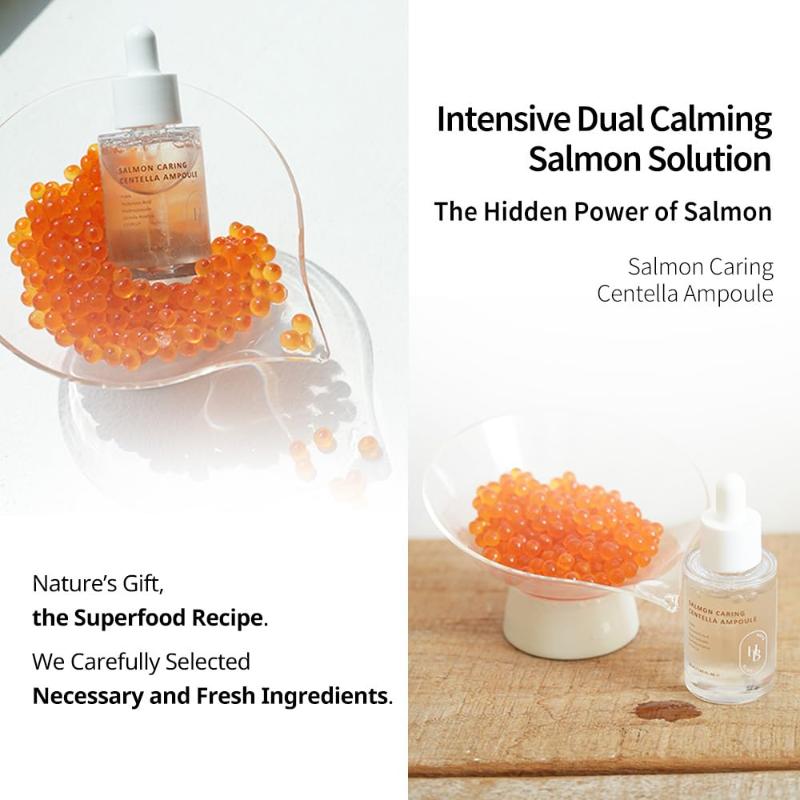[HEVEBLUE] Salmon Caring Centella Ampulle