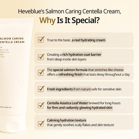 [HEVEBLUE] Salmon Caring Centella Creme