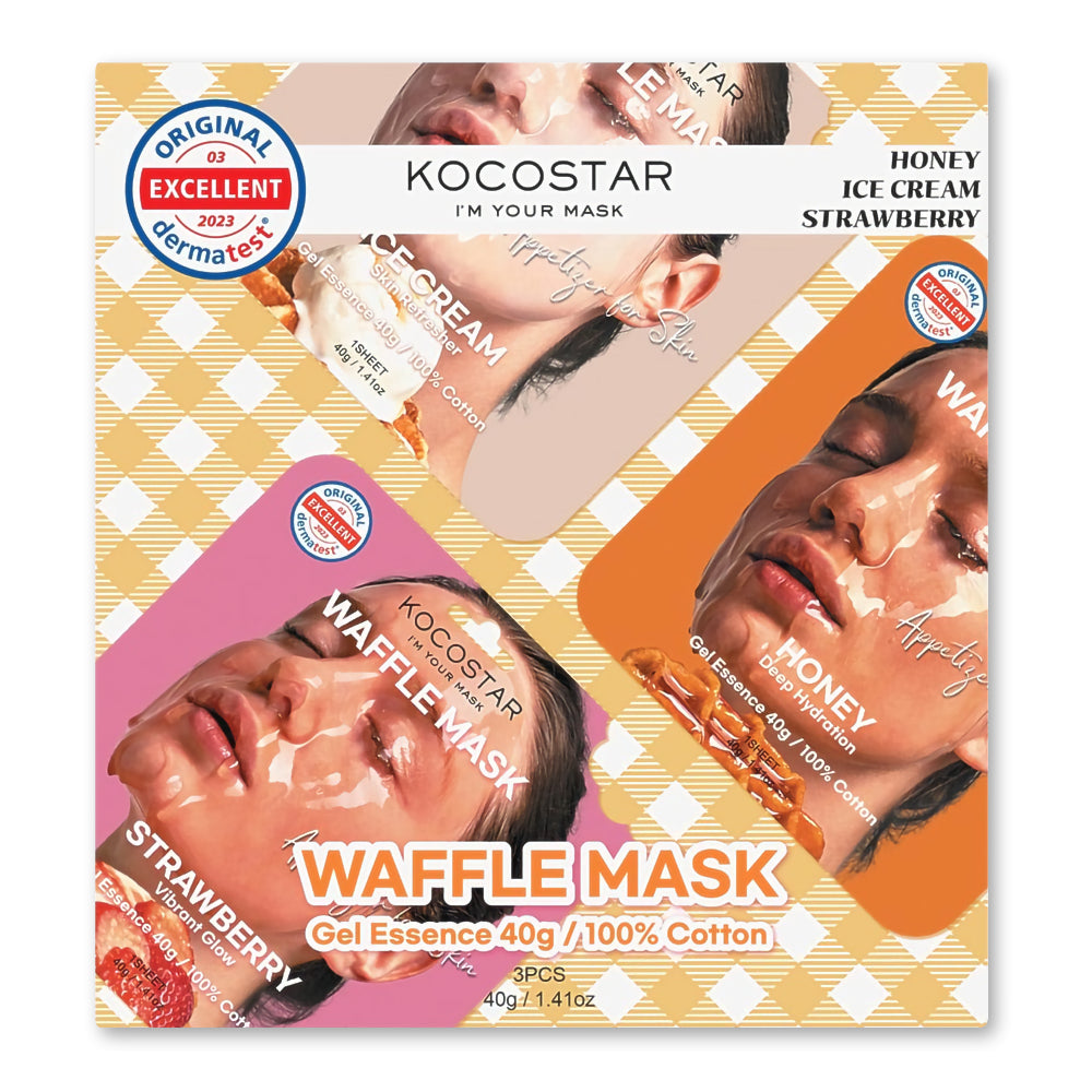 [Kocostar] Waffel-Masken-Set (3 Stück)