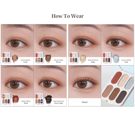 Laka Forever 6 Eye Palette 01 Beginning tutorial