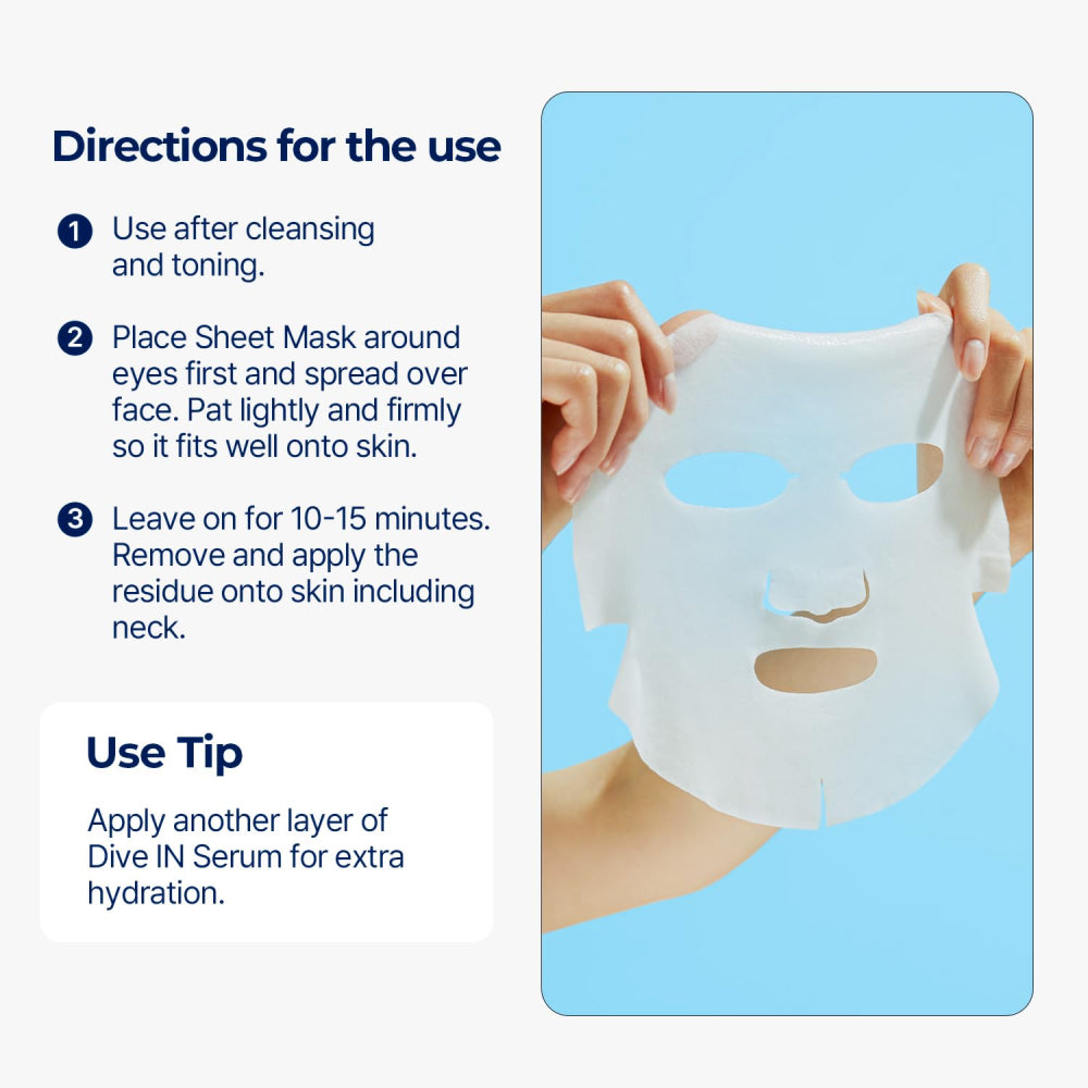 [Torriden] DIVE-IN Hyaluronic Acid Mask