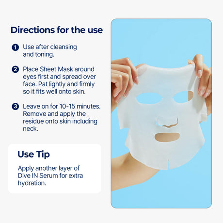 [Torriden] DIVE-IN Hyaluronic Acid Mask